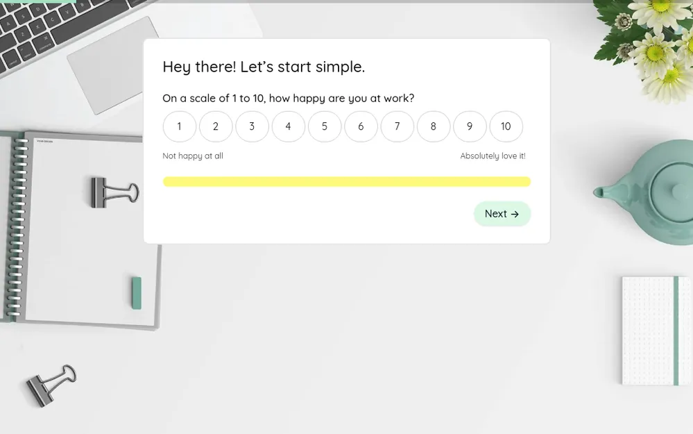 Employee Engagement Survey Template template image