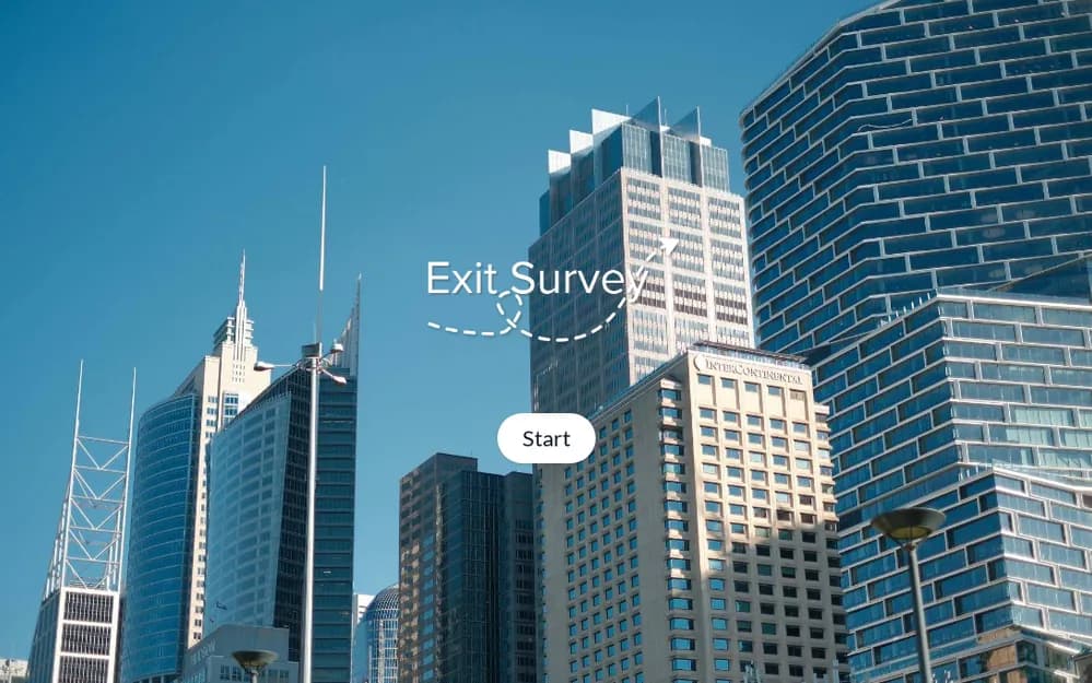 Exit Survey Template template image