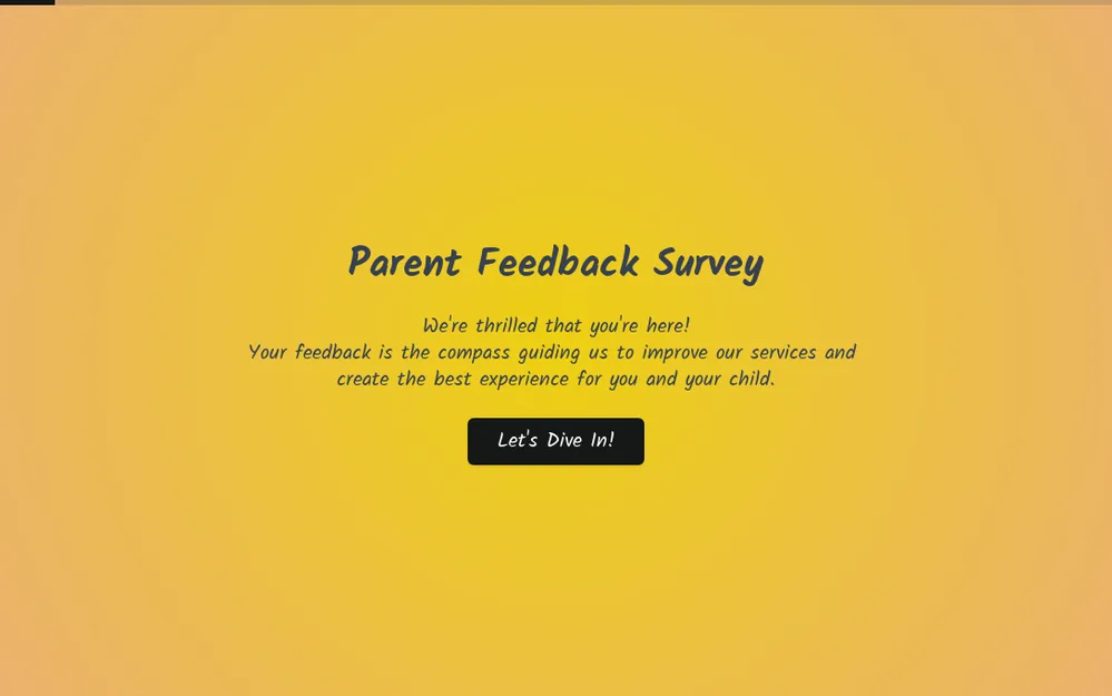Parent Feedback Survey Template template image