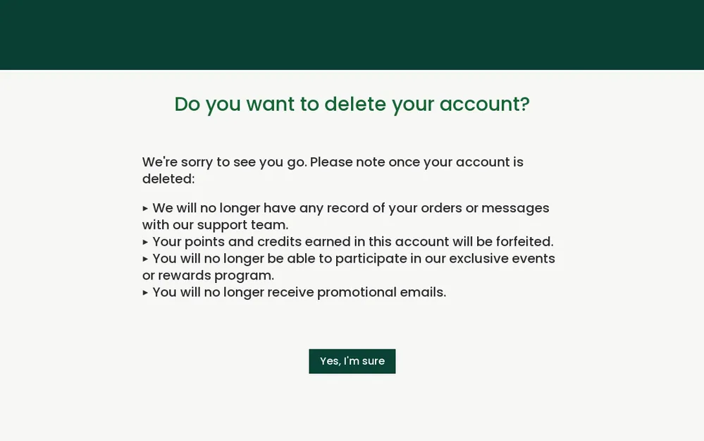 Account Deletion Request Form Template template preview