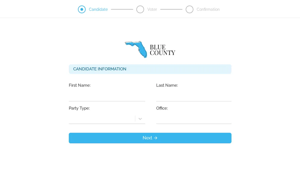 Candidate Petition Form Template template preview