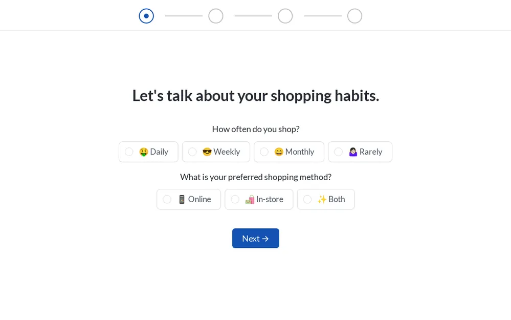 Consumer Behavior Survey Template template preview