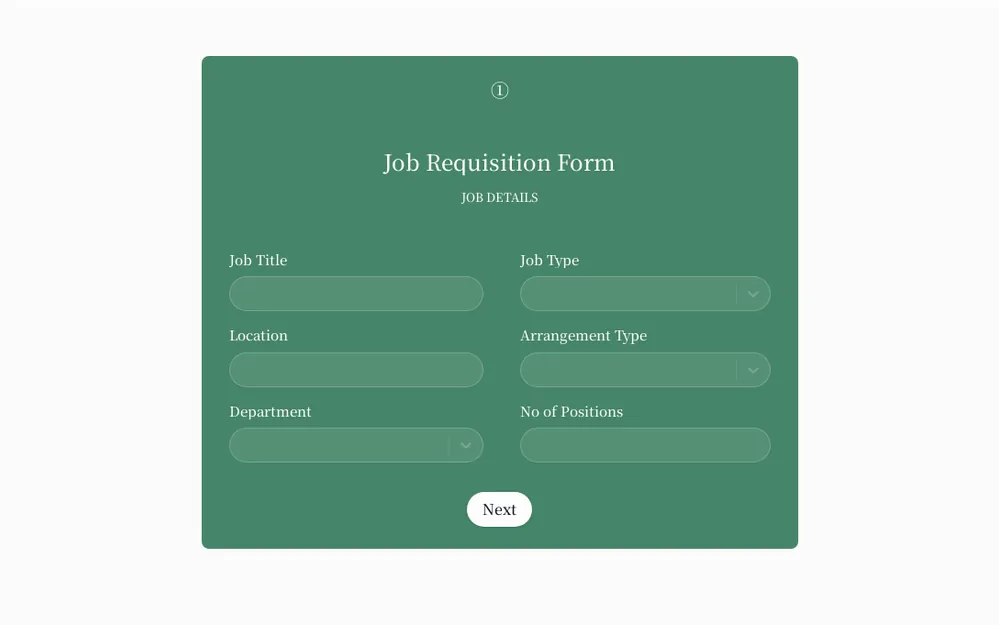 Job Requisition Form Template template preview
