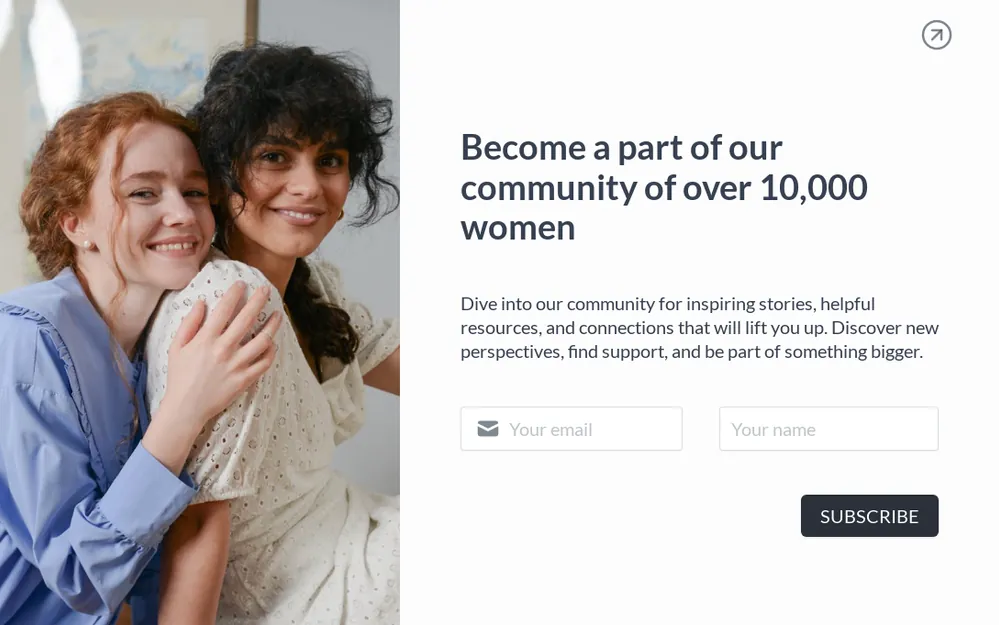 Join Our Community Form Template template preview