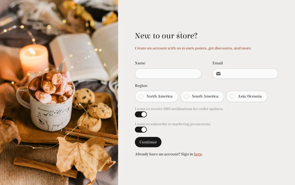 New Customer Registration Form Template template preview