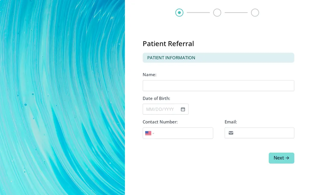 Patient Referral Form Template template preview