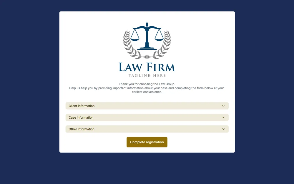 Modèle de formulaire d'admission pour préjudice corporel template preview