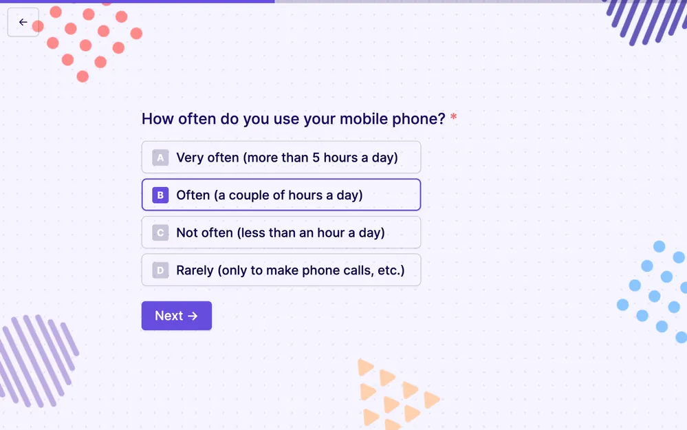 Phone Survey Template template preview