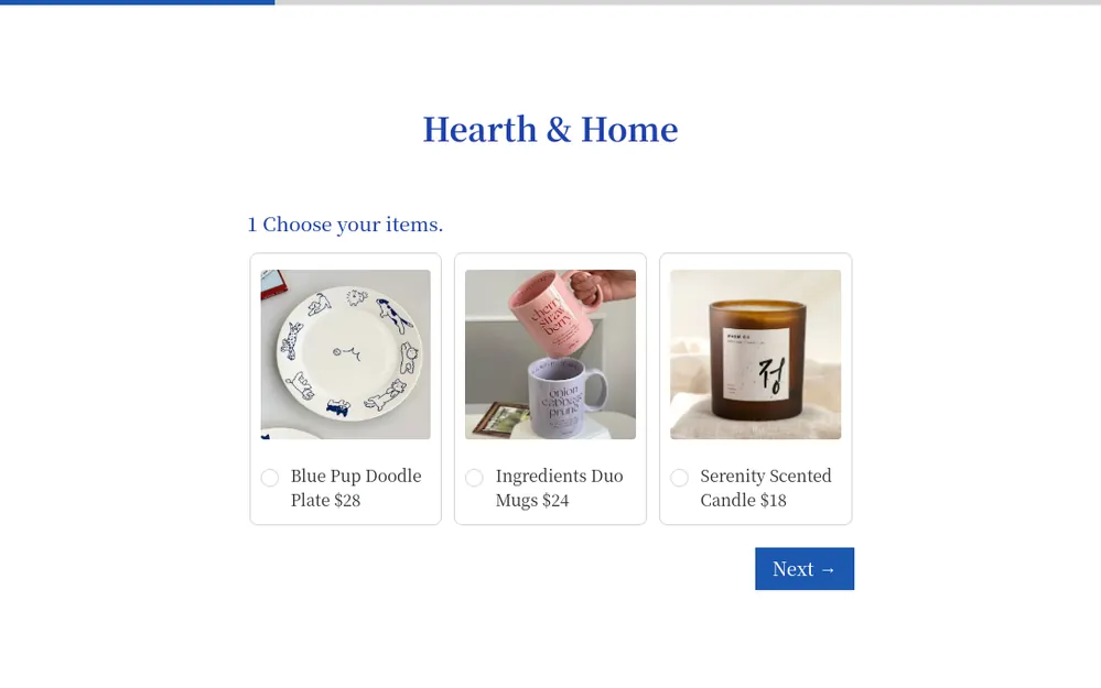 Product Order Form Template template preview