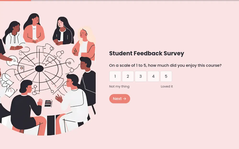 Student Feedback Survey Template template preview