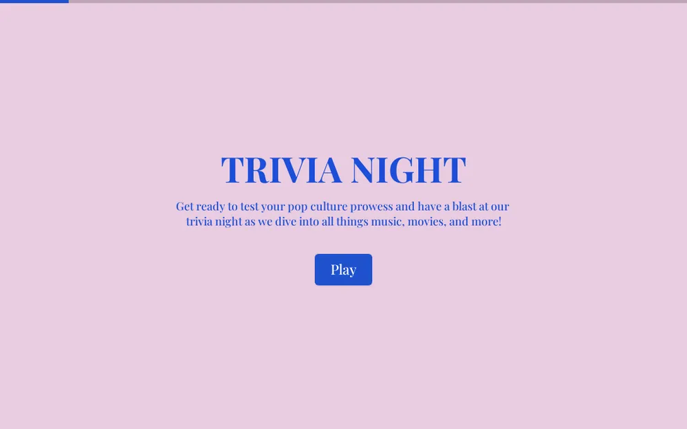 Trivia Quiz Template template preview