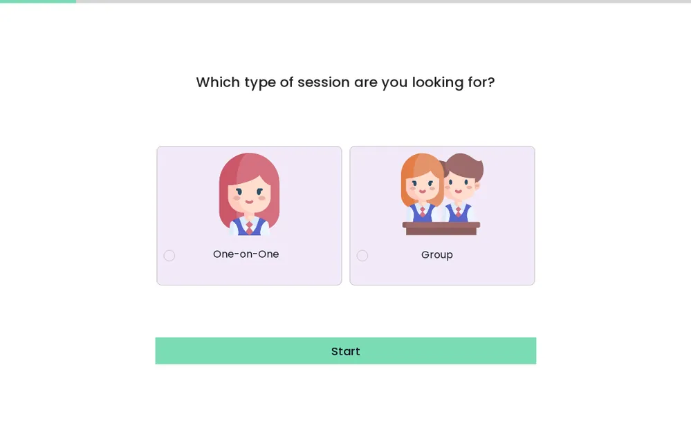 Tutoring Session Booking Form Template template preview