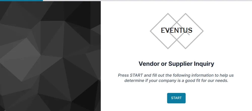 Vendor or Supplier Inquiry Form Template template preview