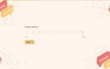 Priority form page preview