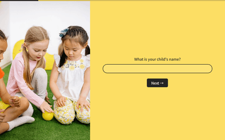 Child form page preview