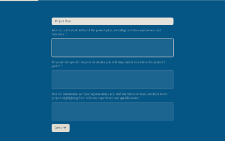 Plan form page preview