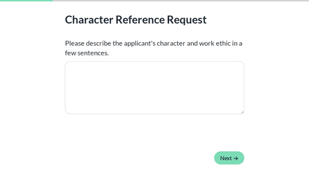 Work Ethic form page preview