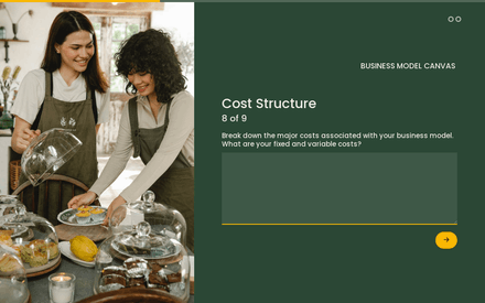 Cost form page preview