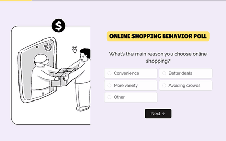 Reason form page preview