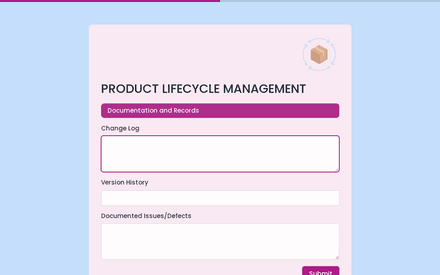 Documentation form page preview