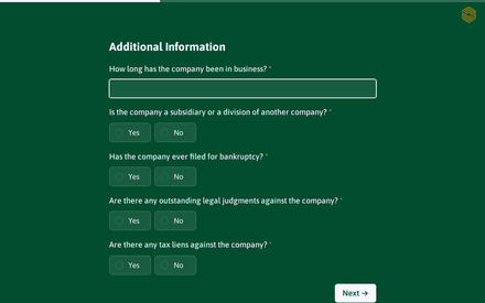 Additional form page preview