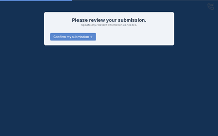 Review form page preview