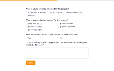 Page 2 form page preview