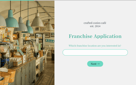 Location form page preview
