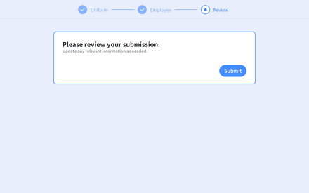 Review form page preview