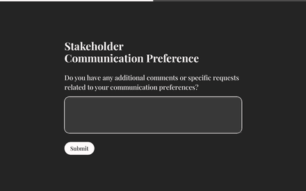 Comments form page preview