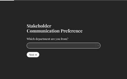 Department form page preview