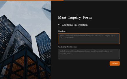 Additional form page preview