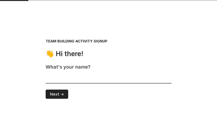 Name form page preview