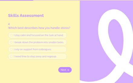 Stress form page preview
