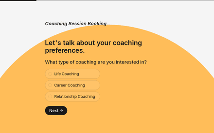 Preferences form page preview