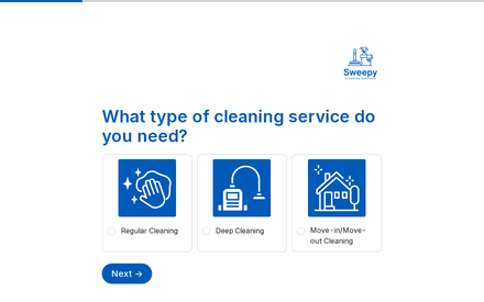 Service form page preview