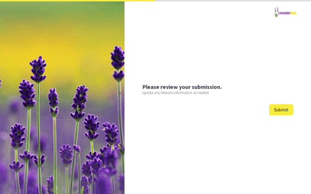 Review form page preview