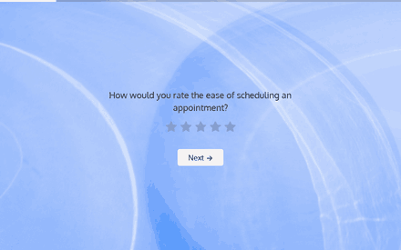 Scheduling form page preview